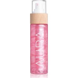 COCOSOLIS AURA Peptide Shimmer Spray spray nawilżający z brokatem z zapachem Strawberry Cheesecake 100 ml