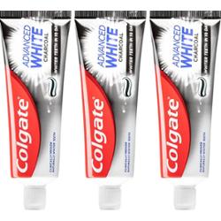 Colgate Advanced White Charcoal wybielająca pasta do zębów z aktywnym węglem 3x75 ml