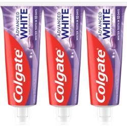 Colgate Advanced White Purple White wybielająca pasta do zębów 3x75 szt.
