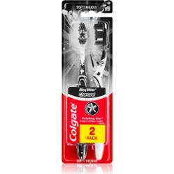 Colgate Max White Charcoal szczoteczka do zębów soft 2 szt.