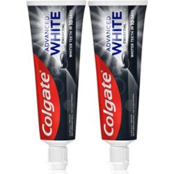 Colgate Advanced White Charcoal wybielająca pasta do zębów z aktywnym węglem 2x75 ml