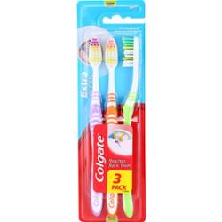 Colgate Extra Clean Medium szczoteczki do zębów medium 3 szt.