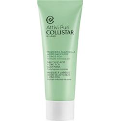 Collistar Attivi Puri Salicylic Acid + Zinc Clay Mask maseczka z glinki z kwasem hialuronowym 75 ml