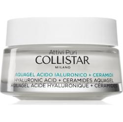 Collistar Attivi Puri Hyaluronic Acid + Ceramides Aquagel nawilżający krem-żel z efektem rozjaśniającym z kwasem hialuronowym 50 ml