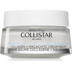 Collistar Attivi Puri Collagen Malachite Cream Balm nawilżający krem przeciw starzeniu się skóry z kolagenem 50 ml