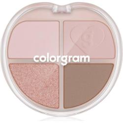 Colorgram Tintin Dory Eyeshadow Palette paletka cieni do powiek i rozświetlaczy odcień 06 Mochi Dory 4 g
