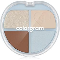 Colorgram Tintin Dory Eyeshadow Palette paletka cieni do powiek i rozświetlaczy odcień 02 Chestnut Dory 4 g