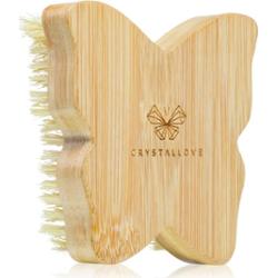 Crystallove Bamboo Butterfly Agave Body Brush szczotka do masażu do ciała 1 szt.