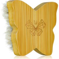 Crystallove Bamboo Butterfly Agave Face Brush Travel Size szczotka do masażu na twarz i szyję 1 szt.