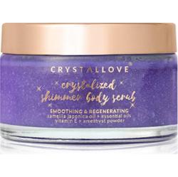 Crystallove Amethyst Shimmer Body Scrub peeling do ciała 200 g