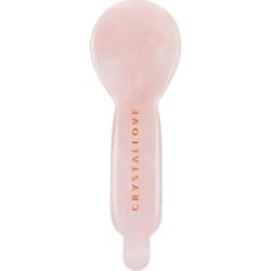 Crystallove Rose Quartz Spoon Eye Gua Sha masażer do okolic oczu 1 szt.
