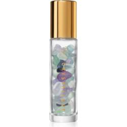 Crystallove Fluorite Rainbow Oil Bottle roll-on z kryształkami napełnialny 10 ml