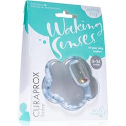 Curaprox Baby Waking Senses gryzak ze szczoteczką do masażu i grzechotką 1 szt.