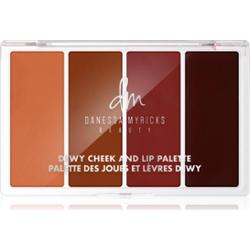 Danessa Myricks Beauty Dewy Cheek & Lip Palette paleta wielofunkcyjna do twarzy odcień Dew It Undercover 25 g