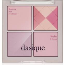 Dasique - Blending Mood Cheek #05 Violet Knit, 11.4g - paleta chłodnych róży do policzków w odcieniach fioletu i różu