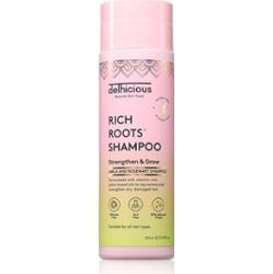 delhicious RICH ROOTS Strengthen & Moisturise Shampoo szampon wzmacniający o działaniu nawilżającym 250 ml
