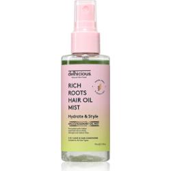 delhicious RICH ROOTS 5-in-1 Hair Oil Mist odżywka w sprayu bez spłukiwania 75 ml