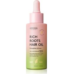delhicious RICH ROOTS AMLA & ROSEMARY HAIR OIL olej nawilżająco kojący Do suchej i swędzącej skóry głowy 50 ml