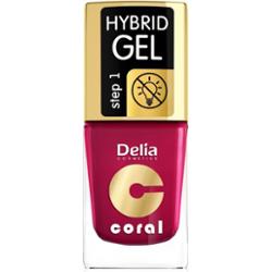 Delia Cosmetics Coral Nail Enamel Hybrid Gel lakier hybrydowy do paznokci odcień 06 11 ml