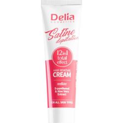 Delia Cosmetics Satine Depilation 12in1 Total Effect krem do depilacji do wszystkich rodzajów skóry 100 ml