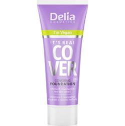 Delia Cosmetics It's Real Cover podkład kryjący odcień 203 Latte 30 ml