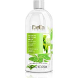 Delia Cosmetics Micellar Water Green Tea odświeżający i oczyszczający płyn micelarny 500 ml