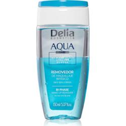 Delia Cosmetics Aqua dwufazowy płyn do demakijażu okolice oczu i usta 150 ml