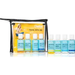 Delia Cosmetics Travel with me zestaw podróżny do twarzy, ciała i włosów