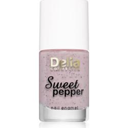 Delia Cosmetics Sweet Pepper Black Particles lakier do paznokci odcień 03 Capri 11 ml
