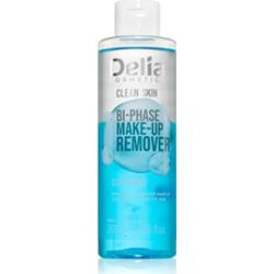 Delia Cosmetics Clean Skin dwufazowy płyn do demakijażu do twarzy i okolic oczu 200 ml
