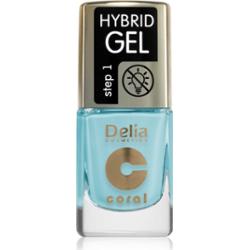 Delia Cosmetics Coral Nail Enamel Hybrid Gel lakier hybrydowy do paznokci odcień 140 11 ml