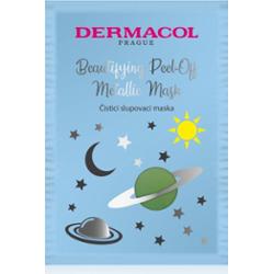 Dermacol Beautifying Peel-Off Metallic Mask maska złuszczająca głęboko oczyszczające 15 ml