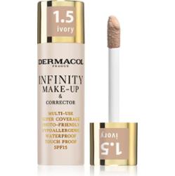 Dermacol Infinity Make-Up & Corrector makijaż i korektor 1.5 Ivory 20 g