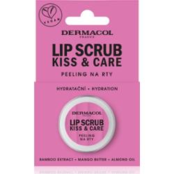 Dermacol Kiss & Care peeling do ust z bambusa zapachy Red Fruit 12 ml