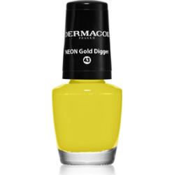 Dermacol Neon neonowy lakier do paznokci odcień 43 Gold Digger 5 ml