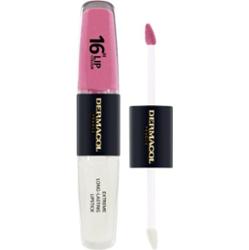 Dermacol 16H Lip Colour długotrwała pomadka i błyszczyk do ust odcień 11 Soft Heart 2x4 ml