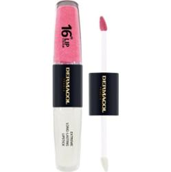 Dermacol 16H Lip Colour długotrwała pomadka i błyszczyk do ust odcień 15 Dazzling Diva 2x4 ml