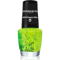 Dermacol Neon neonowy lakier do paznokci odcień 44 Poppy Yellow 5 ml