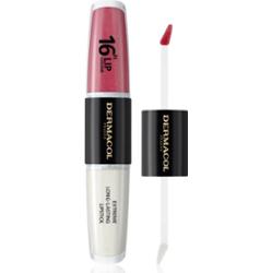 Dermacol 16H Lip Colour długotrwała pomadka i błyszczyk do ust odcień 39 2x4 ml