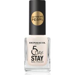 Dermacol 5 Day Stay Extreme Pearl lakier do paznokci z perłowym blaskiem odcień 1 11 ml