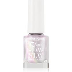 Dermacol 5 Day Stay Aura długotrwały lakier do paznokci z perłowym blaskiem odcień 67 Cream Pearl 11 ml