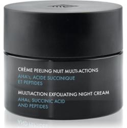 DermActe Treat Multiaction Exfoliating Night Cream złuszczający krem na noc dla efektu rozjaśnienia i wygładzenia skóry 50 ml