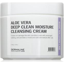 Dermaline Basic Solution Line Aloe Vera Deep Clean Moisture Cleansing Cream krem głęboko oczyszczający z aloesem dla cery wrażliwej 300 ml