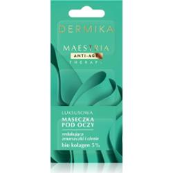 Dermika Luksusowa maseczka pod oczy redukująca zmarszczki i cienie, bio kolagen 5%