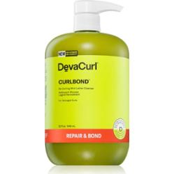 DevaCurl CurlBond™ delikatna pianka oczyszczająca do włosów zniszczonych 946 ml