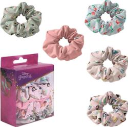 Disney Princess Scrunchies gumka do włosów dla dzieci 5 szt.