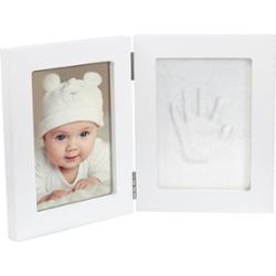 Dooky Luxury Memory Box Double Frame Handprint zestaw do odcisków dla niemowląt 1 szt.