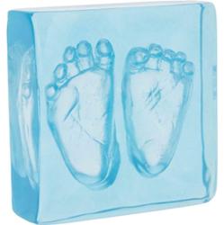 Dooky Crystal Memories DeLuxe 3D Frame Handprint & Footprint zestaw do odcisków dla niemowląt 1 szt.