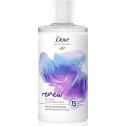 Dove Bath Therapy Renew żel do kąpieli i pod prysznic Wild Violet & Pink Hibiscus 400 ml