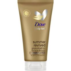Dove DermaSpa Summer Revived mleczko samoopalające do twarzy i ciała odcień Medium to Dark 75 ml